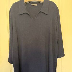 Blue collared Shirt